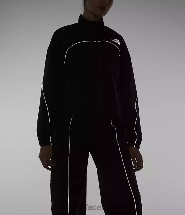 облекло The North Face яке за вятър tek piping tnf черно Жени 40DF0733