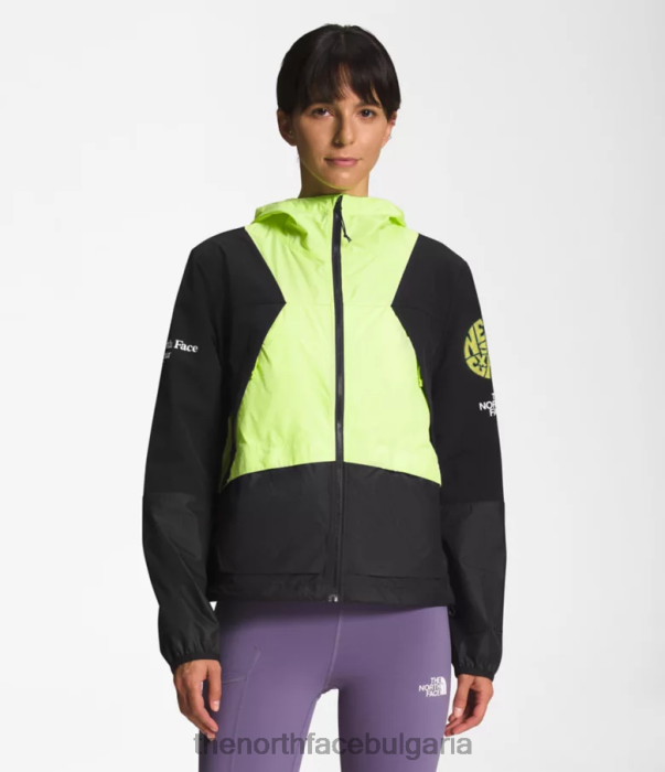 облекло The North Face туристическо яке за вятър tnf черно/led жълто Жени 40DF0319