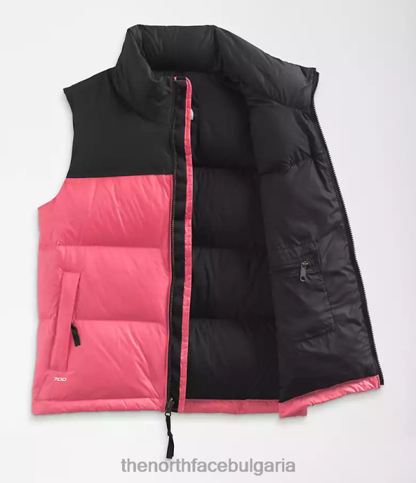 облекло The North Face 1996 ретро nuptse жилетка космо розово Жени 40DF0430