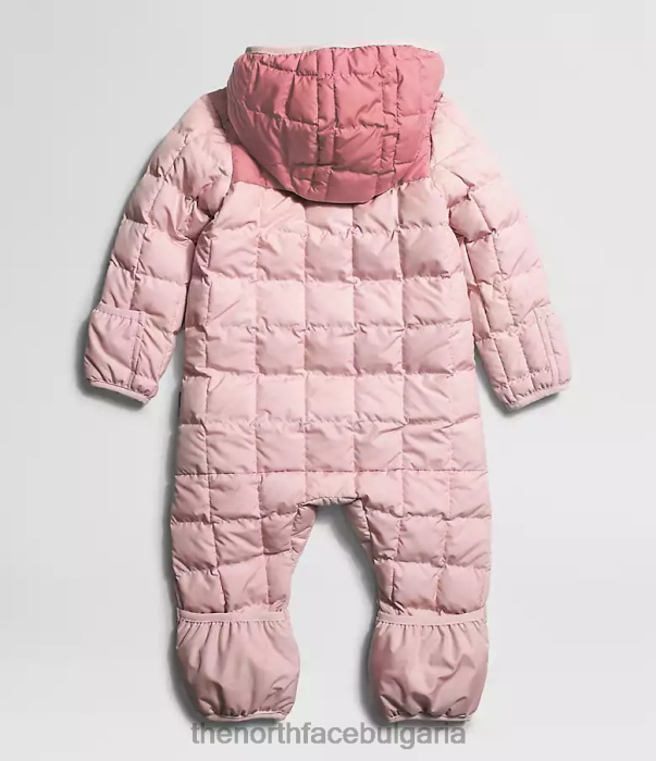 облекло The North Face термотоп едно парче чисто розово бебе 40DF0695