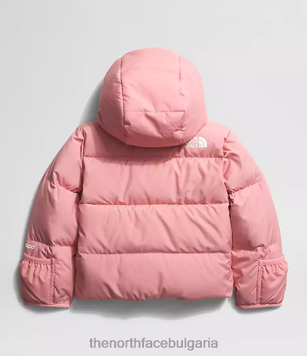 облекло The North Face северно яке с качулка сенчеста роза бебе 40DF0765