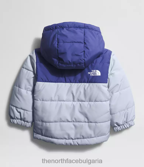 облекло The North Face двустранно яке с качулка с пълен цип mt chimbo прашна зеленика бебе 40DF0866