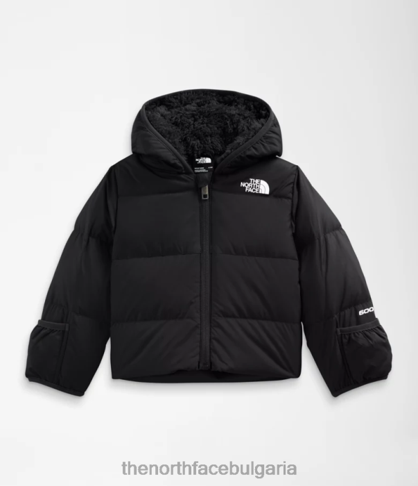 облекло The North Face северно яке с качулка tnf черно бебе 40DF0764