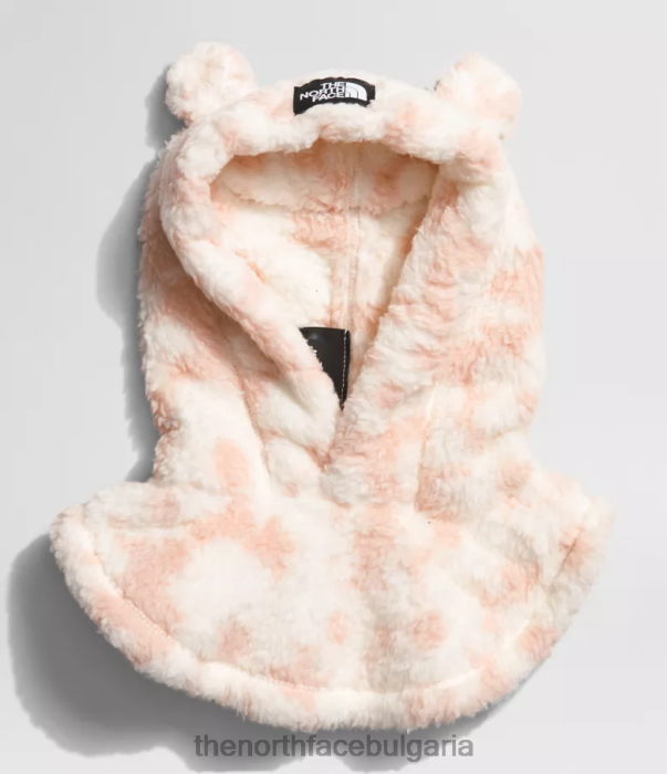 аксесоар The North Face мечка учтив осо качулка флорален принт с бяло избледняване на гардения бебе 40DF0820