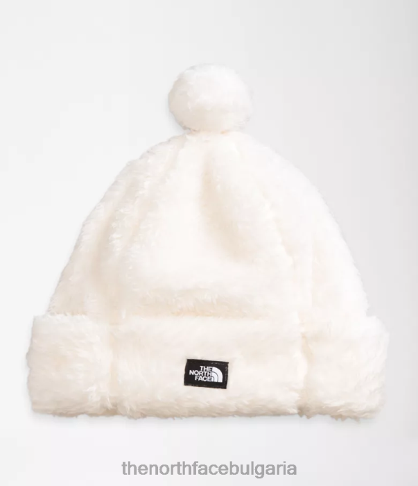 аксесоар The North Face елегантна шапка гардения бяла деца 40DF0528