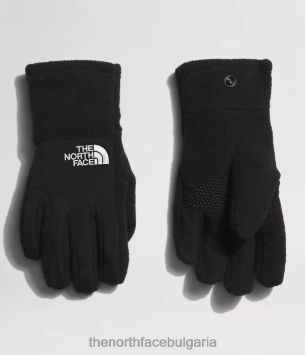 аксесоар The North Face ръкавици Denali Etip tnf черно деца 40DF0690