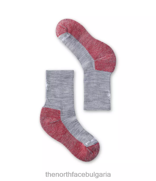 аксесоар The North Face hike леки чорапи с възглавница светло сиво деца 40DF0342