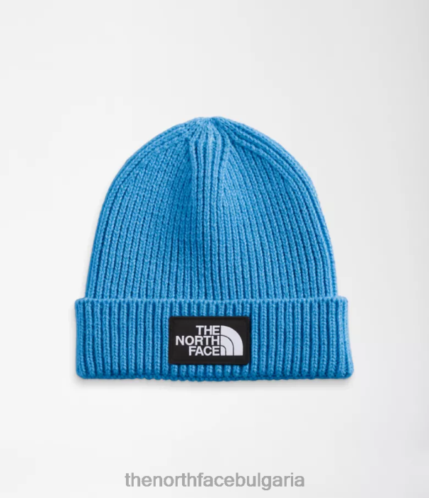 аксесоар The North Face Шапка с маншети с лого на tnf box супер звуково синьо деца 40DF078