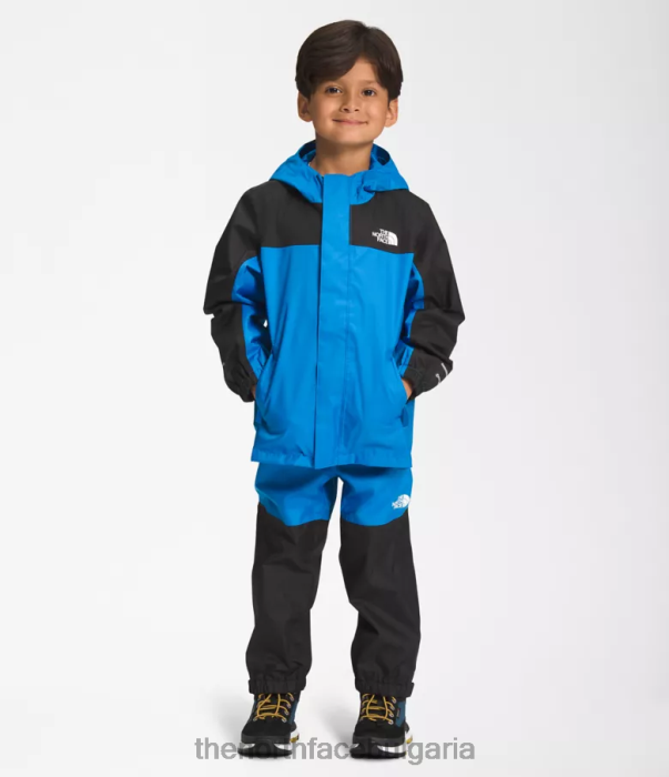 облекло The North Face дъждовно яке antora супер звуково синьо деца 40DF087