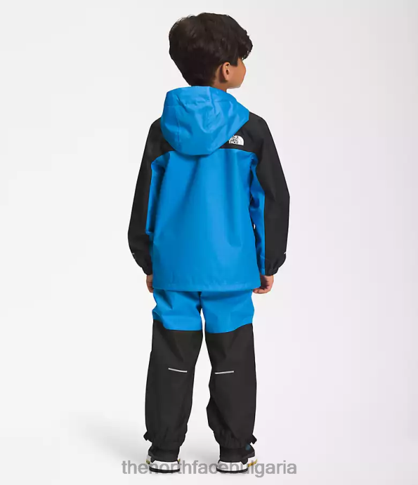 облекло The North Face дъждовно яке antora супер звуково синьо деца 40DF087