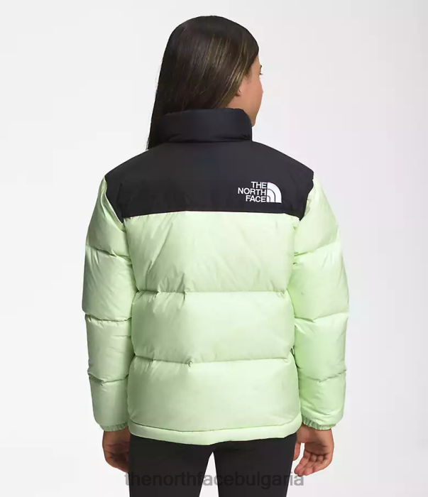 облекло The North Face 1996 ретро яке nuptse крем от лайм деца 40DF0908