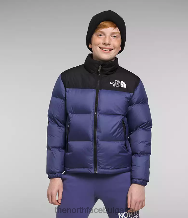 облекло The North Face 1996 ретро яке nuptse пещерно синьо деца 40DF0914