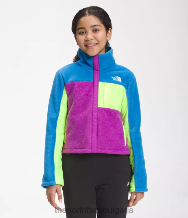 облекло The North Face яке от полар супер звуково синьо деца 40DF072