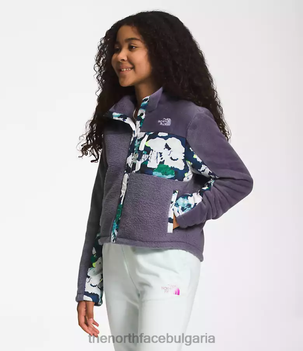 облекло The North Face яке от полар лунен шисти деца 40DF073