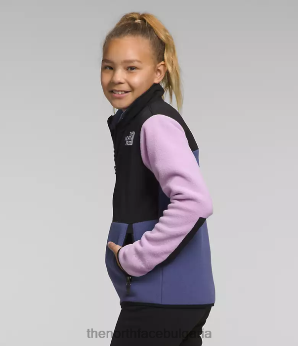 облекло The North Face яке денали пещерно синьо деца 40DF0761