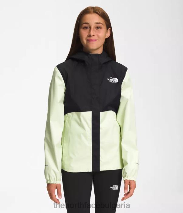 облекло The North Face дъждовно яке antora крем от лайм деца 40DF0753
