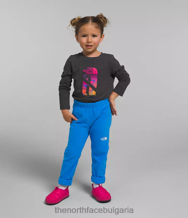 облекло The North Face ледникови панталони оптично синьо деца 40DF01064