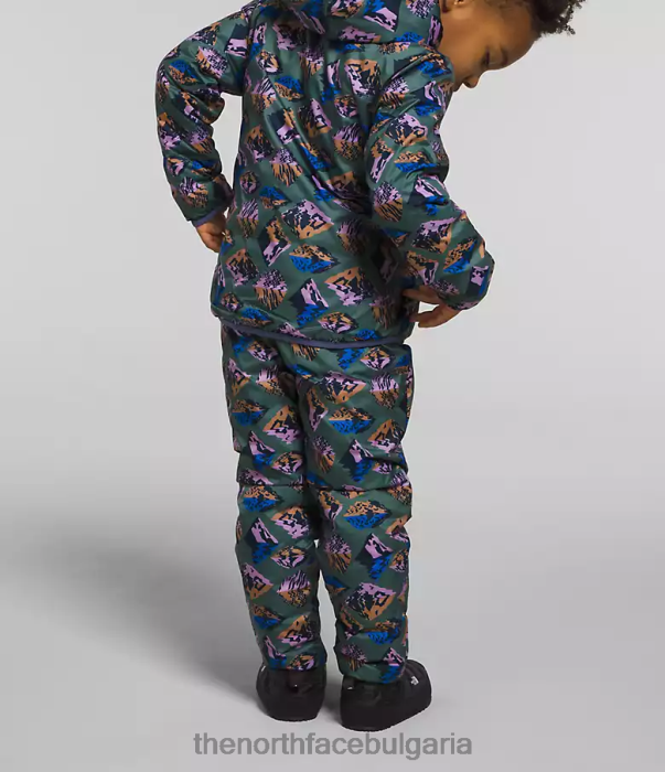 облекло The North Face реверсивни термоболни панталони пещерно синьо деца 40DF01191