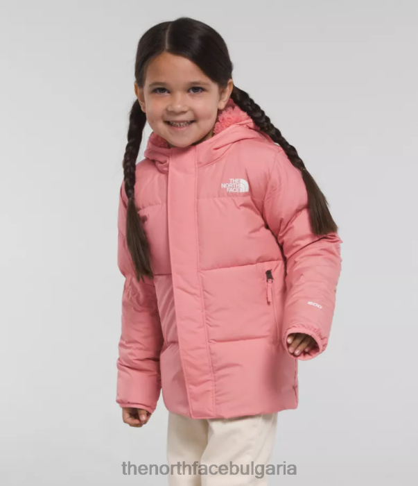 облекло The North Face северно яке с качулка сенчеста роза деца 40DF0862