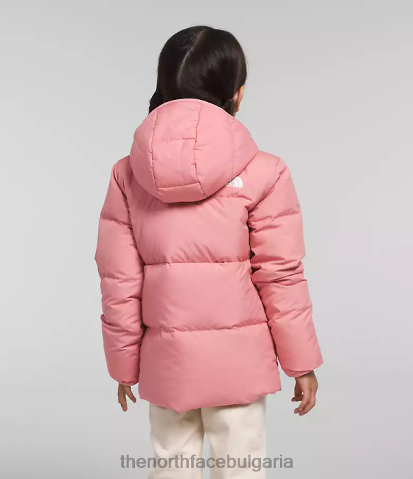 облекло The North Face северно яке с качулка сенчеста роза деца 40DF0862