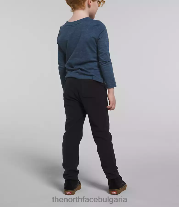 облекло The North Face ледникови панталони tnf черно деца 40DF01065