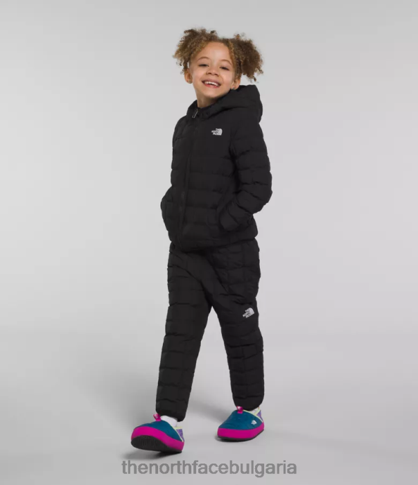 облекло The North Face двустранно термоболно яке с качулка tnf черно деца 40DF01238