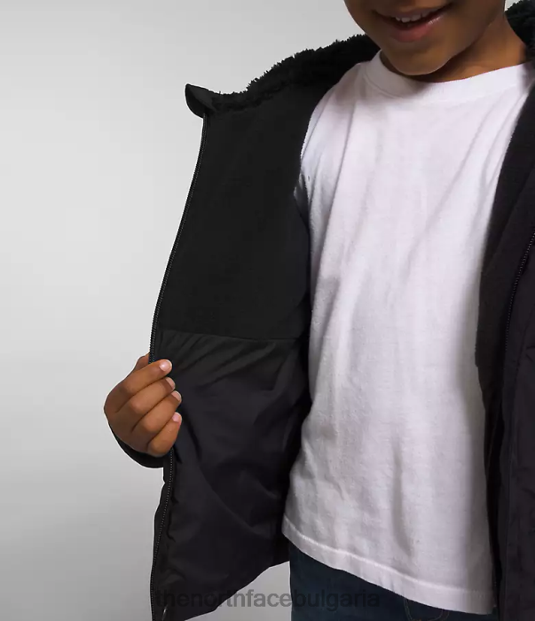 облекло The North Face северно яке с качулка tnf черно деца 40DF0863