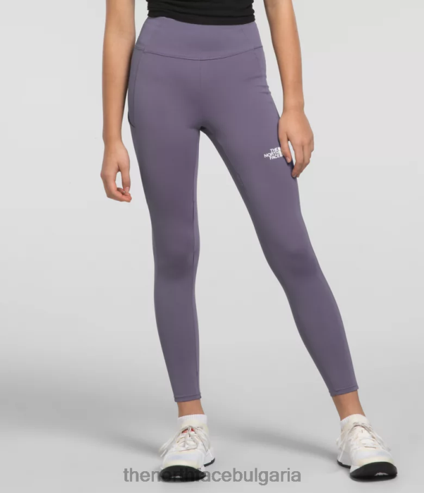 облекло The North Face никога не спирай чорапогащник лунен шисти деца 40DF0581