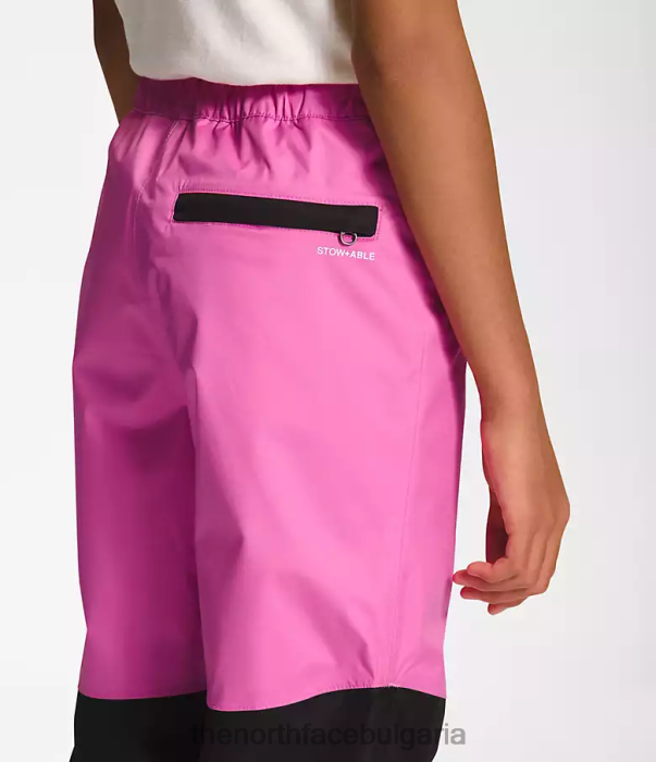 облекло The North Face антора панталони за дъжд супер розово деца 40DF0270
