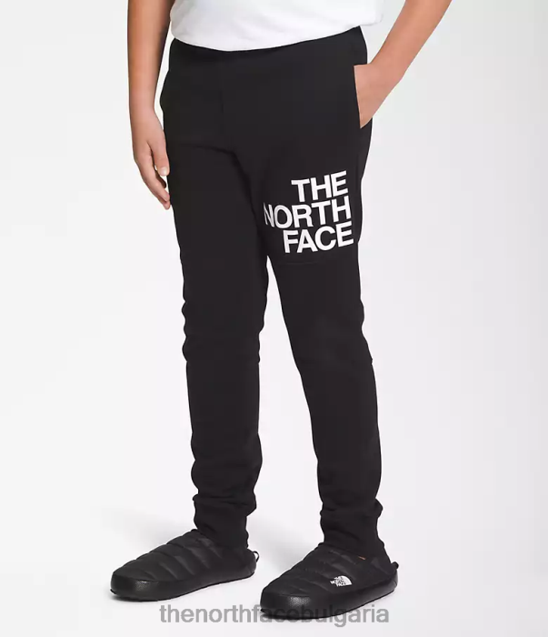 облекло The North Face лагерни поларени джогинг tnf черно деца 40DF0393