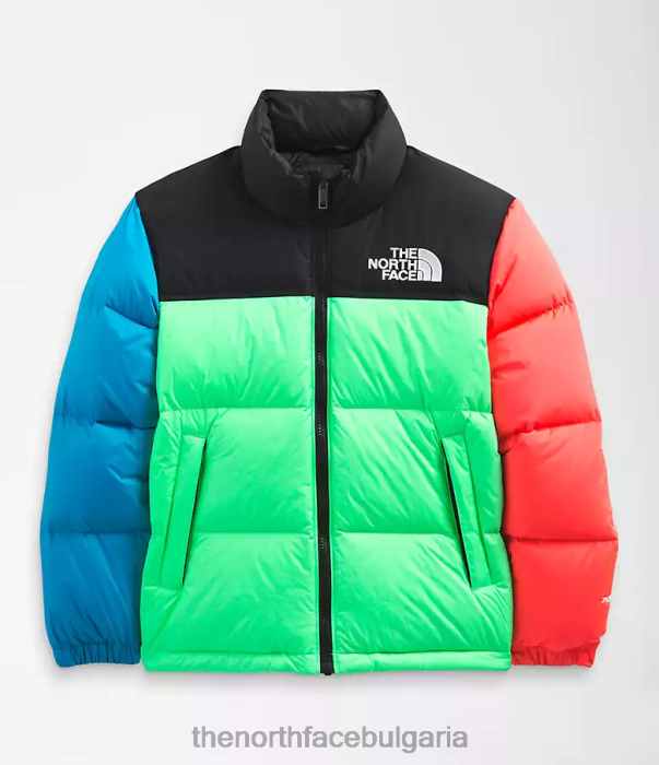 облекло The North Face 1996 ретро яке nuptse хлорофилно зелено деца 40DF0340