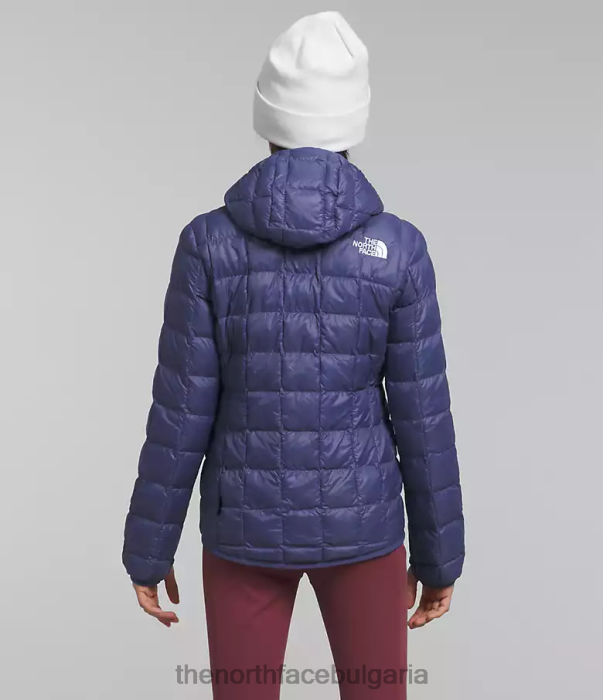 облекло The North Face термоболно яке с качулка пещерно синьо деца 40DF0182
