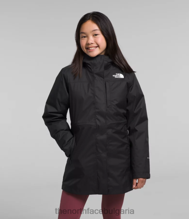 облекло The North Face триклимат на север надолу tnf черно деца 40DF0578