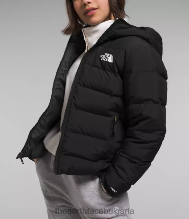 облекло The North Face двустранно северно яке с качулка tnf черно деца 40DF0627