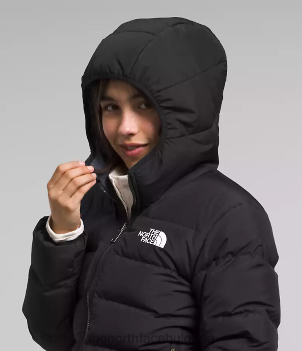 облекло The North Face двустранно северно яке с качулка tnf черно деца 40DF0627