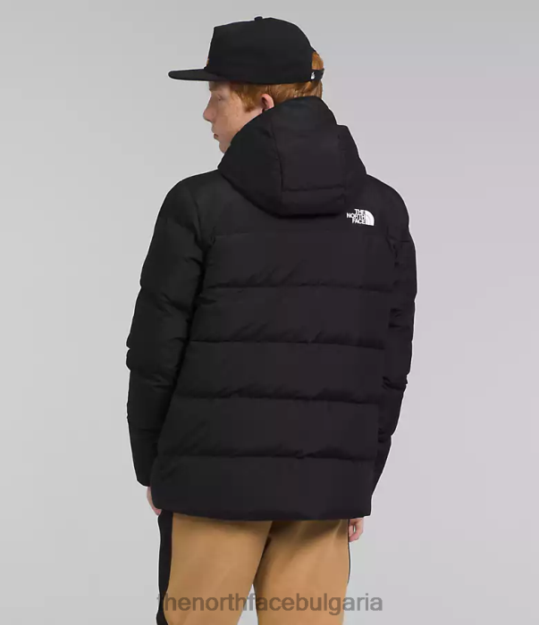 облекло The North Face северно надолу парка с поларена подплата tnf черно деца 40DF0689