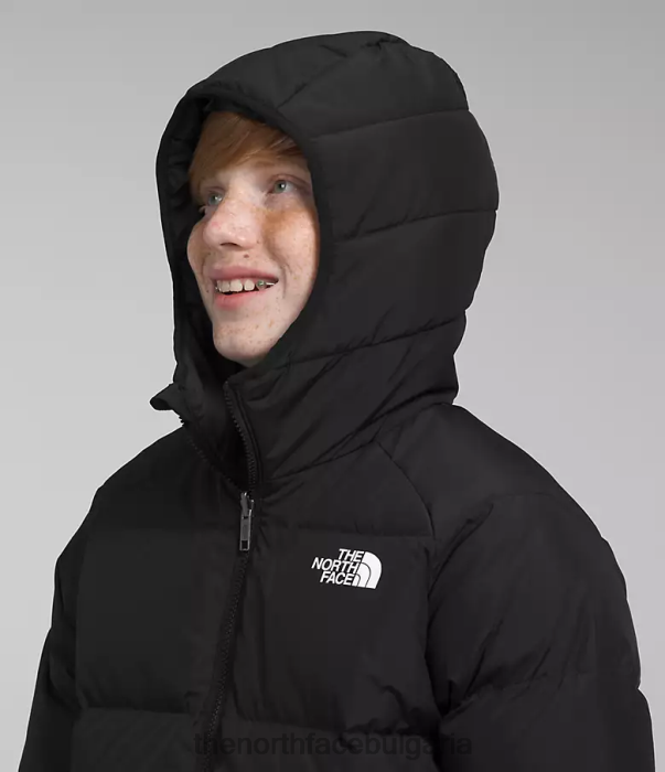облекло The North Face двустранно северно яке с качулка tnf черно деца 40DF0818