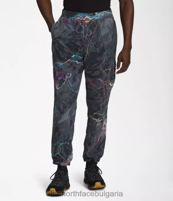 облекло The North Face tnf найлонови лесни панталони tnf черна следа светещ печат мъже 40DF0487