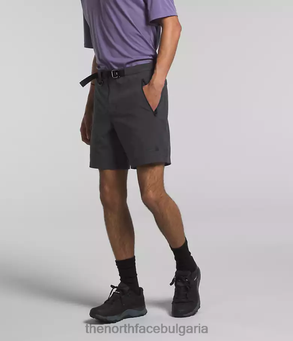 облекло The North Face paramount pro шорти асфалтово сиво мъже 40DF0929