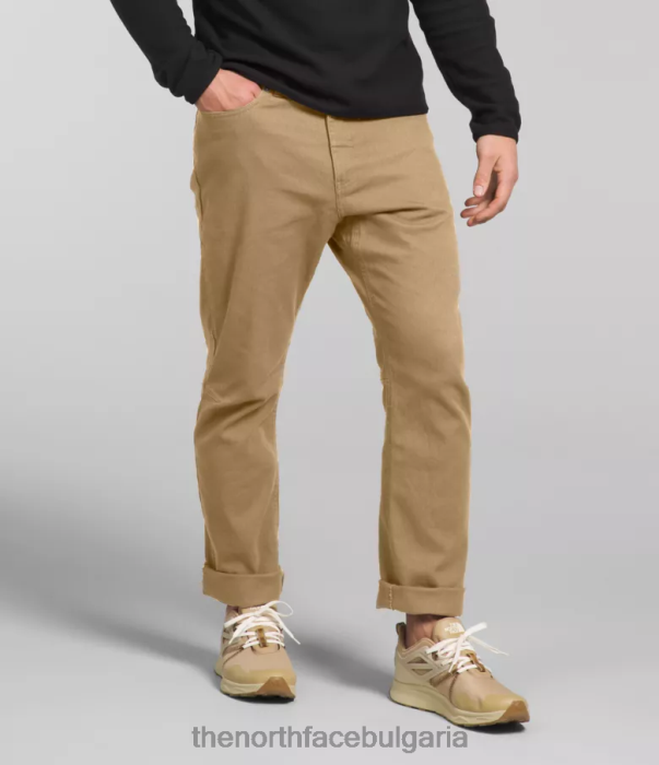 облекло The North Face полски панталон с 5 джоба камък каки мъже 40DF0129