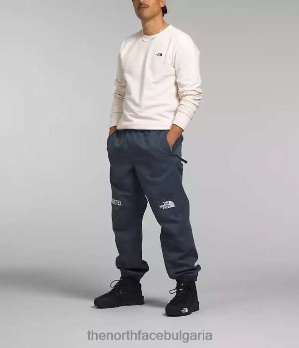 облекло The North Face gtx планински панталон деним синьо/tnf черно мъже 40DF01299