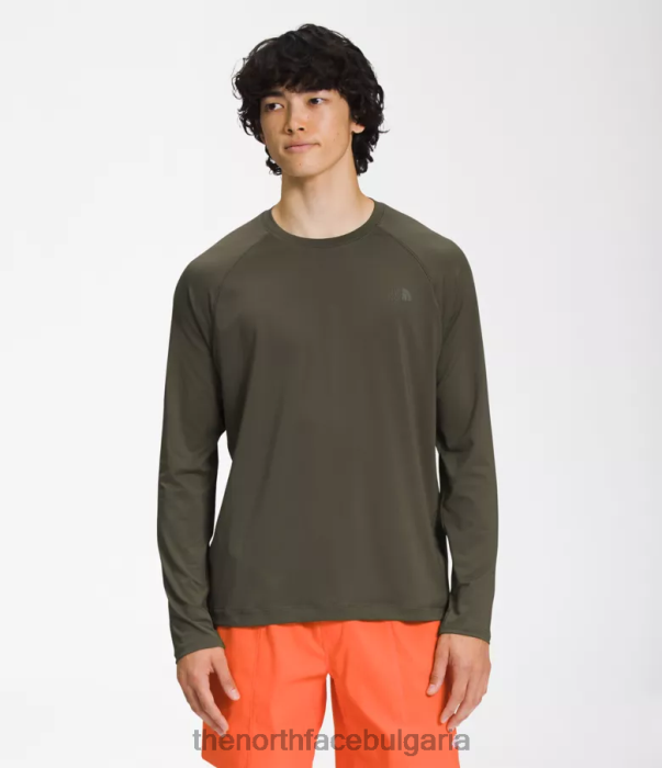 облекло The North Face клас v воден плот ново тъмнозелено мъже 40DF0212