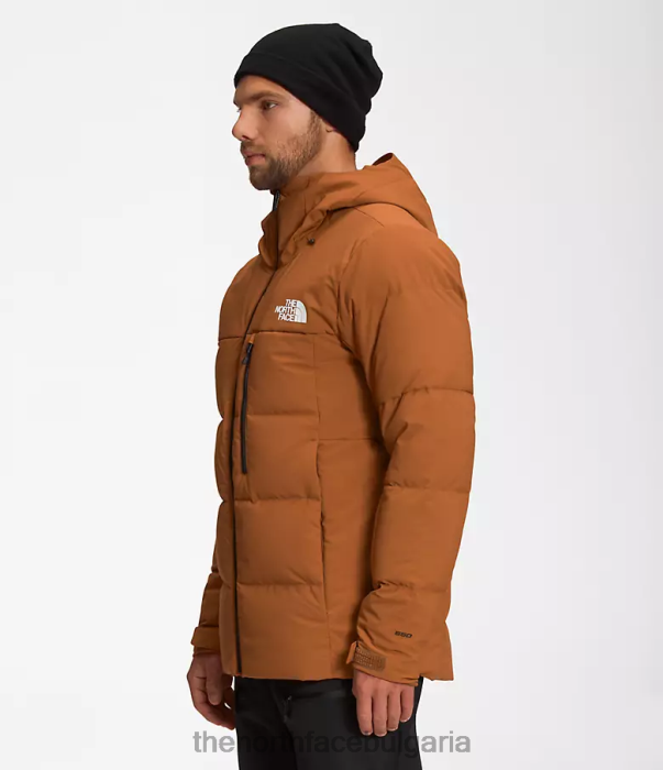 облекло The North Face пухено яке corefire кожено кафяво мъже 40DF01035