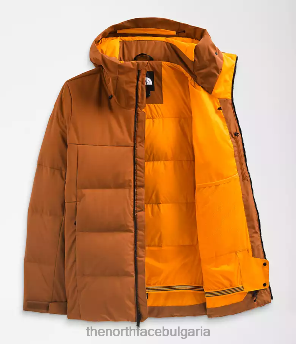 облекло The North Face пухено яке corefire кожено кафяво мъже 40DF01035