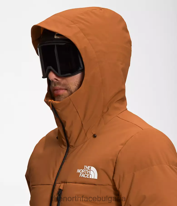 облекло The North Face пухено яке corefire кожено кафяво мъже 40DF01035