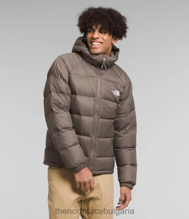 облекло The North Face пухена качулка от хидраналит соколово кафяво мъже 40DF0642