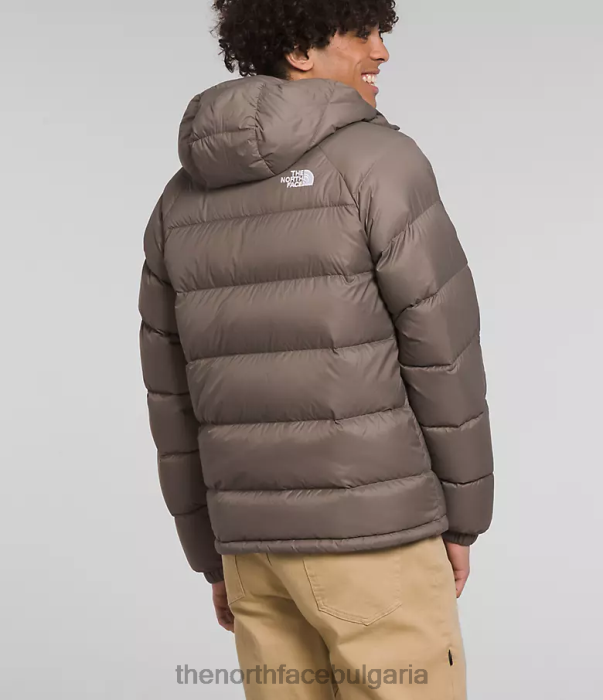 облекло The North Face пухена качулка от хидраналит соколово кафяво мъже 40DF0642