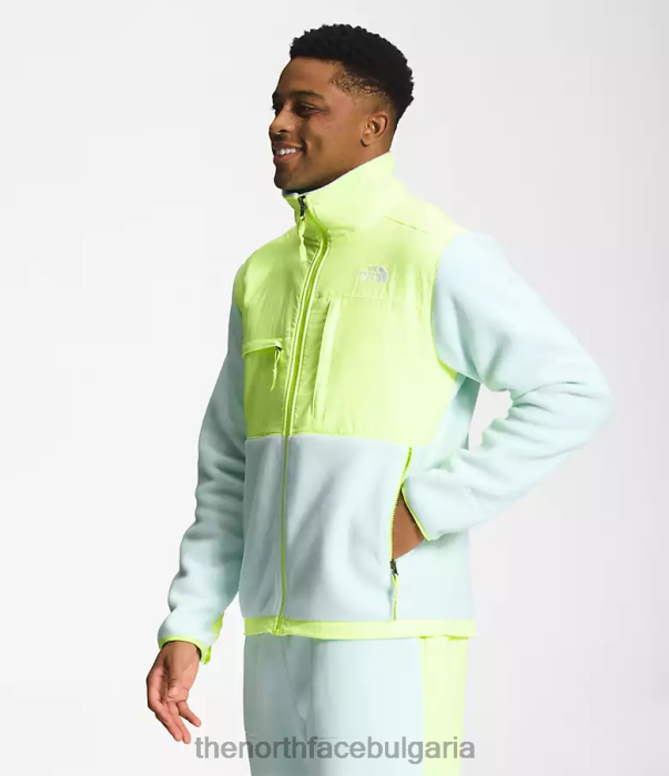 облекло The North Face яке денали оберлихт синьо/led жълто мъже 40DF0196