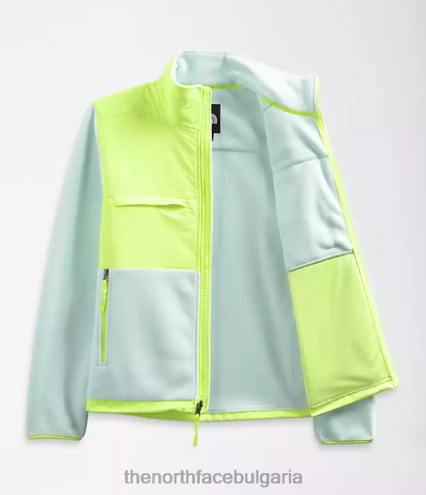 облекло The North Face яке денали оберлихт синьо/led жълто мъже 40DF0196