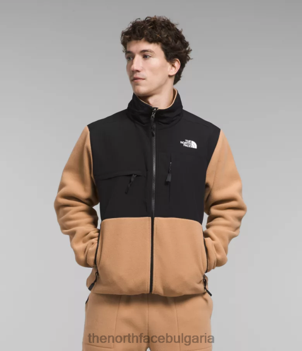 облекло The North Face яке денали бадемово масло/tnf черен мъже 40DF0194
